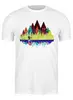 Заказать мужскую футболку в Москве. Футболка классическая Mountain Bike от oneredfoxstore@gmail.com - готовые дизайны и нанесение принтов.