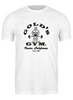 Заказать мужскую футболку в Москве. Футболка классическая Golds Gym 1965 Venice California t-shot wear от KinoArt - готовые дизайны и нанесение принтов.
