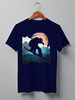 Заказать мужскую футболку в Москве. Футболка классическая Mountains от oneredfoxstore@gmail.com - готовые дизайны и нанесение принтов.