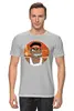 Заказать мужскую футболку в Москве. Футболка классическая Баскетболист от fanart - готовые дизайны и нанесение принтов.