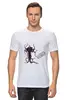Заказать мужскую футболку в Москве. Футболка классическая Slenderman Horror game от pahmel - готовые дизайны и нанесение принтов.