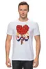 Заказать мужскую футболку в Москве. Футболка классическая Любовь (Love) от trugift - готовые дизайны и нанесение принтов.