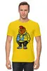 Заказать мужскую футболку в Москве. Футболка классическая Мишка модник от T-shirt print  - готовые дизайны и нанесение принтов.