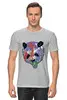 Заказать мужскую футболку в Москве. Футболка классическая Медведь от acidhouses - готовые дизайны и нанесение принтов.