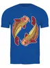 Заказать мужскую футболку в Москве. Футболка классическая Зодиак - Рыбы от BAD OWL - готовые дизайны и нанесение принтов.