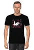 Заказать мужскую футболку в Москве. Футболка классическая FKNIGHTS SHORT RED CUSTOM от Saisei  - готовые дизайны и нанесение принтов.