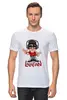 Заказать мужскую футболку в Москве. Футболка классическая LalaFan DJ T-Shirt (белая, муж.) от LalaFan  - готовые дизайны и нанесение принтов.