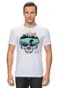 Заказать мужскую футболку в Москве. Футболка классическая Snow Skull от oneredfoxstore@gmail.com - готовые дизайны и нанесение принтов.