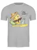 Заказать мужскую футболку в Москве. Футболка классическая Burgers от oneredfoxstore@gmail.com - готовые дизайны и нанесение принтов.