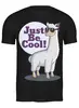 Заказать мужскую футболку в Москве. Футболка классическая Just Be Cool! от ingenervolos@gmail.com - готовые дизайны и нанесение принтов.