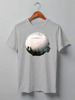 Заказать мужскую футболку в Москве. Футболка классическая UFO in the Forest от oneredfoxstore@gmail.com - готовые дизайны и нанесение принтов.