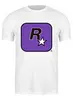 Заказать мужскую футболку в Москве. Футболка классическая Rockstar Games от Nalivaev - готовые дизайны и нанесение принтов.