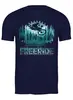 Заказать мужскую футболку в Москве. Футболка классическая Freeride от oneredfoxstore@gmail.com - готовые дизайны и нанесение принтов.