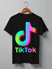Заказать мужскую футболку в Москве. Футболка классическая TIK TOK (Tik Tok video) от vista12761@rambler.ru - готовые дизайны и нанесение принтов.