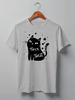 Заказать мужскую футболку в Москве. Футболка классическая Cats Here от oneredfoxstore@gmail.com - готовые дизайны и нанесение принтов.