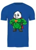 Заказать мужскую футболку в Москве. Футболка классическая Супер панда от ПРИНТЫ ПЕЧАТЬ  - готовые дизайны и нанесение принтов.