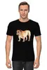 Заказать мужскую футболку в Москве. Футболка классическая Dog English Bulldog от T-shirt print  - готовые дизайны и нанесение принтов.