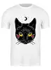 Заказать мужскую футболку в Москве. Футболка классическая Черная Кошка от fanart - готовые дизайны и нанесение принтов.