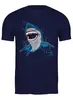 Заказать мужскую футболку в Москве. Футболка классическая Shark от balden - готовые дизайны и нанесение принтов.