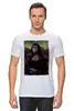 Заказать мужскую футболку в Москве. Футболка классическая Мона Лиза арт от Savara - готовые дизайны и нанесение принтов.