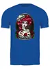 Заказать мужскую футболку в Москве. Футболка классическая Девушка с черепами от T-shirt print  - готовые дизайны и нанесение принтов.