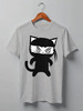 Заказать мужскую футболку в Москве. Футболка классическая Ninja Cat от oneredfoxstore@gmail.com - готовые дизайны и нанесение принтов.