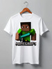 Заказать мужскую футболку в Москве. Футболка классическая MINECRAFT от weeert - готовые дизайны и нанесение принтов.
