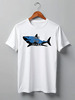 Заказать мужскую футболку в Москве. Футболка классическая like the shark от Air Store - готовые дизайны и нанесение принтов.