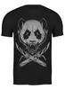 Заказать мужскую футболку в Москве. Футболка классическая Панда от geekbox - готовые дизайны и нанесение принтов.