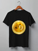 Заказать мужскую футболку в Москве. Футболка классическая Dogecoin от Константин Тотьмянин - готовые дизайны и нанесение принтов.