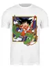 Заказать мужскую футболку в Москве. Футболка классическая dragon ball от Y L - готовые дизайны и нанесение принтов.