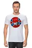 Заказать мужскую футболку в Москве. Футболка классическая Dixie Rebel Kappa от gachiGASM - готовые дизайны и нанесение принтов.