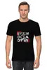 Заказать мужскую футболку в Москве. Футболка классическая System of a down (logo) от Денис - готовые дизайны и нанесение принтов.