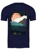 Заказать мужскую футболку в Москве. Футболка классическая Gravel Travel от oneredfoxstore@gmail.com - готовые дизайны и нанесение принтов.