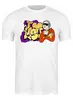 Заказать мужскую футболку в Москве. Футболка классическая МФ1 I Love MSU (Purple) от AR Print - готовые дизайны и нанесение принтов.