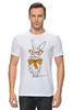Заказать мужскую футболку в Москве. Футболка классическая Кролик от Дмитрий - готовые дизайны и нанесение принтов.
