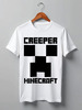 Заказать мужскую футболку в Москве. Футболка классическая MINECRAFT CREEPER от weeert - готовые дизайны и нанесение принтов.