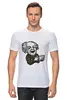 Заказать мужскую футболку в Москве. Футболка классическая Эйнштейн от sanc13hez - готовые дизайны и нанесение принтов.
