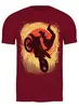 Заказать мужскую футболку в Москве. Футболка классическая Sun Ride от oneredfoxstore@gmail.com - готовые дизайны и нанесение принтов.
