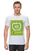 Заказать мужскую футболку в Москве. Футболка классическая I love vegan от jkg - готовые дизайны и нанесение принтов.