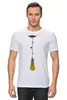 Заказать мужскую футболку в Москве. Футболка классическая Лампа - галстук от megashmot - готовые дизайны и нанесение принтов.