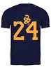Заказать мужскую футболку в Москве. Футболка классическая Mamba 24 от skynatural - готовые дизайны и нанесение принтов.