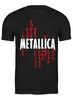 Заказать мужскую футболку в Москве. Футболка классическая Metallica History от prokop7 - готовые дизайны и нанесение принтов.