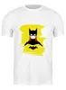 Заказать мужскую футболку в Москве. Футболка классическая Бэт-герл (Коллекция: Герои носят маски) от GeekFox  - готовые дизайны и нанесение принтов.