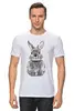 Заказать мужскую футболку в Москве. Футболка классическая Футболка "Кролик" от Re  Tyan - готовые дизайны и нанесение принтов.
