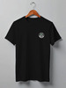 Заказать мужскую футболку в Москве. Футболка классическая Black BRATVA male shirt от svetabratva@gmail.com - готовые дизайны и нанесение принтов.