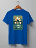 Заказать мужскую футболку в Москве. Футболка классическая Mountains от oneredfoxstore@gmail.com - готовые дизайны и нанесение принтов.