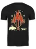 Заказать мужскую футболку в Москве. Футболка классическая Forest от oneredfoxstore@gmail.com - готовые дизайны и нанесение принтов.