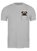 Заказать мужскую футболку в Москве. Футболка классическая Собака в кармане от Xieros - готовые дизайны и нанесение принтов.
