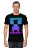 Заказать мужскую футболку в Москве. Футболка классическая MINECRAFT CREEPER от weeert - готовые дизайны и нанесение принтов.